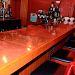 Copper bar counter tops